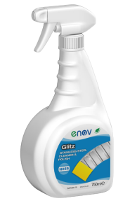 Enov H055 Glitz, Stainless Steel Cleaner & Polish, 750ml