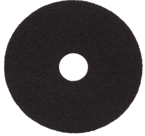 JanSan Floor Stripping Pads 43cm / 17",Black