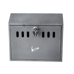 Ashtray, Wall Mounted, Grey Hammer