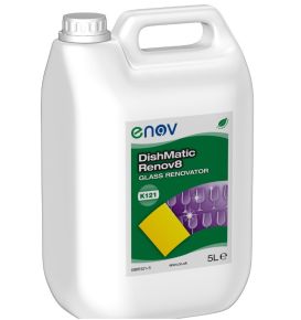 Renovating Liquid, Glass, enov Dishmatic, 5L