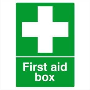 Sign, First Aid Box