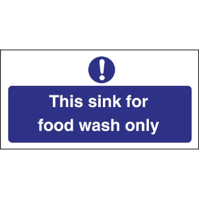 Sign, Food Wash Only