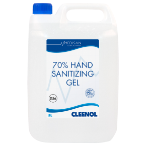 Hand Sanitiser, Gel, 70%, 5L