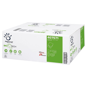 Papernet Bio Tech Bulk Pack 2 Ply,Interleaved Toilet Tissue