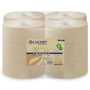 EcoNatural 150 Mini Jumbo Roll 2 Ply,Natural