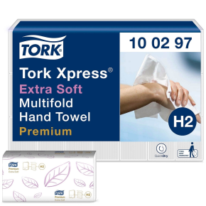 Tork Xpress 100297 Extra Soft Multifold,Hand Towel Premium 2Ply White
