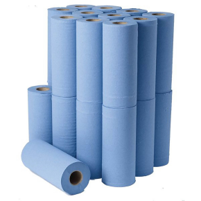JanSan Hygiene Couch Rolls 10" Blue