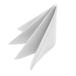 Swansoft Airlaid Dinner Napkins 40cm,8 Fold White