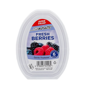 JanSan Air Freshener, Solid Gel, Fresh Berries