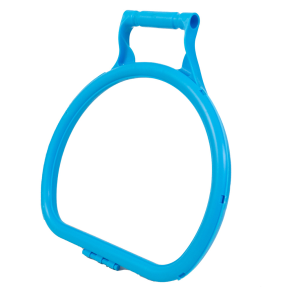 JanSan Ergonomic D Shape Litter Picking,Bag Hoop Blue