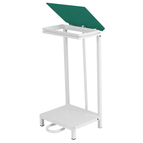 JanSan Free Standing Sack Holder Green