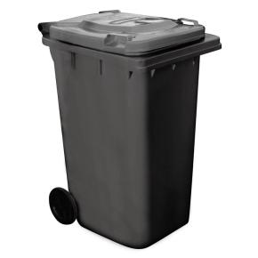 JanSan Wheelie Bin 240 Litres Black
