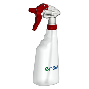 enov Graduated Bottle 600ml & Trigger Spray - Red
