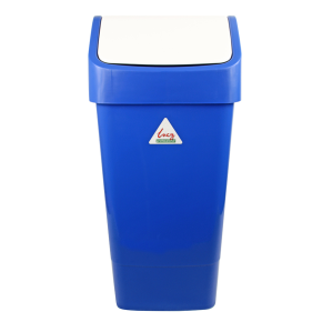 Lucy Swing Top Bin 50 Litre Blue