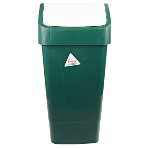 Lucy Swing Top Bin 50 Litre Verdigris