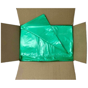 JanSan Refuse Sacks Medium Duty 90L,15kg Green