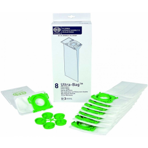 Sebo 5093ER XP 3 Layer Fleece Bags 8 Pack