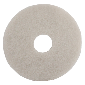 JanSan Floor Polishing Pads 33cm / 13",White