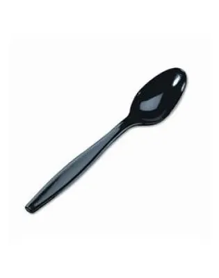 Black Premium Plastic Spoon