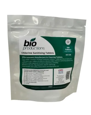 Bio-Production XCST Chlorine Sanitising Tablets