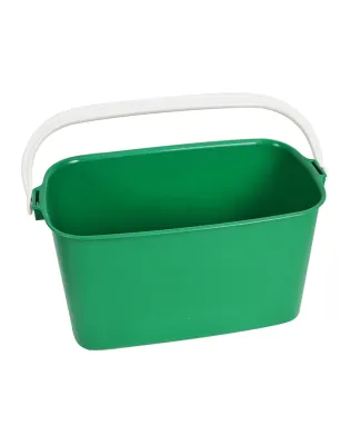 JanSan Oblong Bucket 9 Litre Green