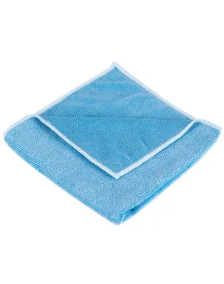 JanSan MicroGlass Microfibre Glass Cloth Lint Free Blue