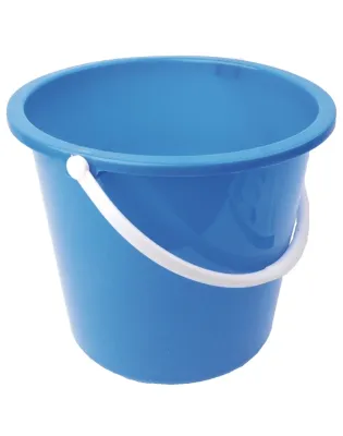 JanSan Round Plastic Bucket 10 Litre Blue