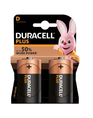 Duracell Plus D LR20 Batteries