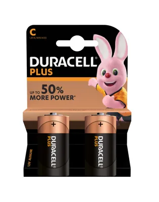 Duracell Plus C LR14 Batteries