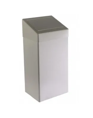 JanSan Waste Bins Stainless Steel 50 Litre With Lid