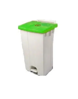 JanSan Polar Mobile Waste Bin 90 litre Green