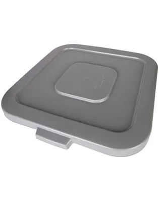 Continental Huskee 120 Litre Square Lid Grey