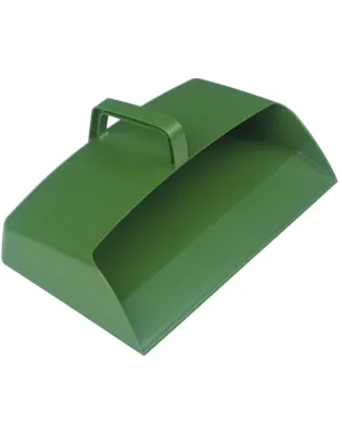 JanSan Enclosed Plastic Dustpan 12" Green