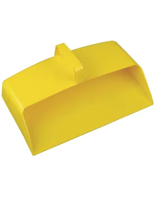 JanSan Enclosed Plastic Dustpan 12" Yellow Yellow