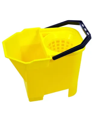 JanSan Bulldog Mop Bucket 6 Litre Yellow