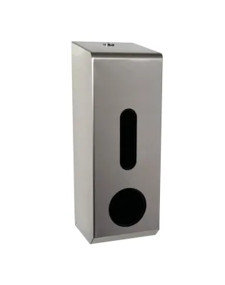 Enov 3 Roll Tissue Dispenser Brushed Stainless Steel