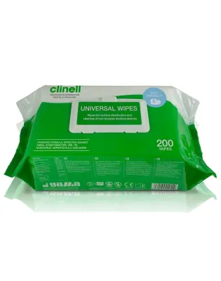 Clinell Universal Multi Purpose Sanitising 200 Wipes