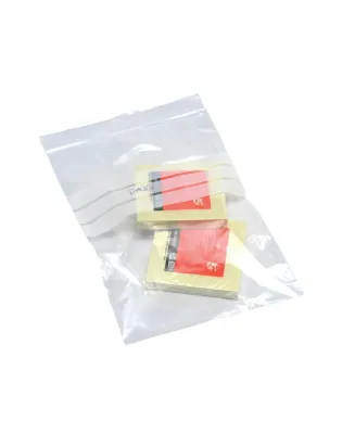 JanSan Polythene Bags Self Seal Mini Grip Plain 140 x140mm Clear