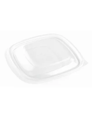Sabert Square Microwavable Vented Lid Clear