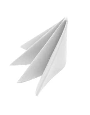 Swansoft Airlaid Dinner Napkins 40cm 8 Fold White
