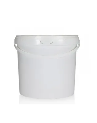 JanSan Plastic Round Poly Tub Handle & Lid 5ltr