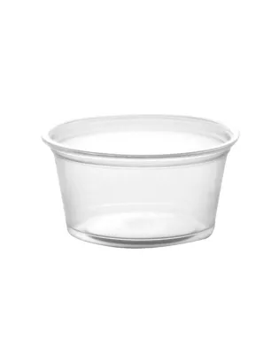 Plastic Souffle Portion Cups Clear 4oz 118ml