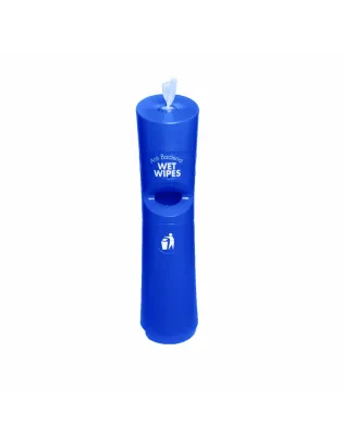 eWipe Freestanding Wet Wipe Dispenser Blue