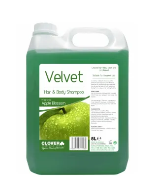 Clover Velvet Hair &amp; Body Shampoo 5L