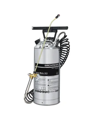 JanSan Pump Up Stainless Steel Pressure Sprayer 10 Litre