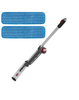 Rubbermaid Pulse Microfibre Wet Mopping Silver Kit 40cm