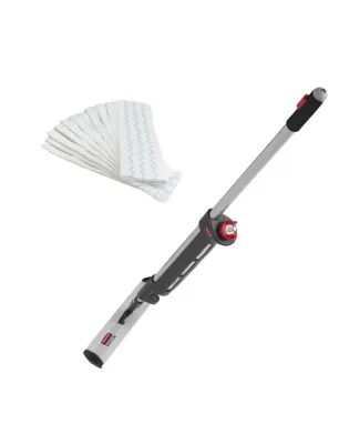 Rubbermaid Pulse Disposable Microfibre Mopping Silver Kit 48cm