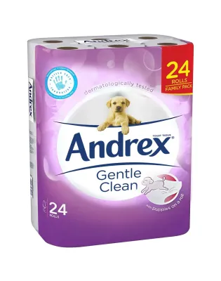 Andrex Gentle Clean Toilet Tissue White