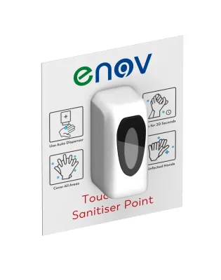 Enov E510 Wall Mounted Touch Free Sanitiser Point