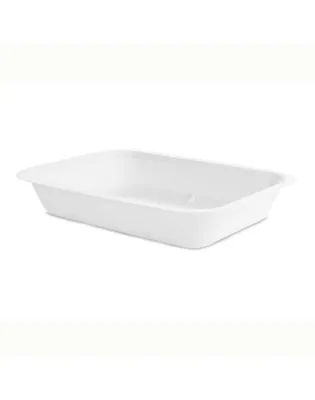 Vegware Size 5 Gourmet Bagasse Food Microwavable Container 42oz 1200ml